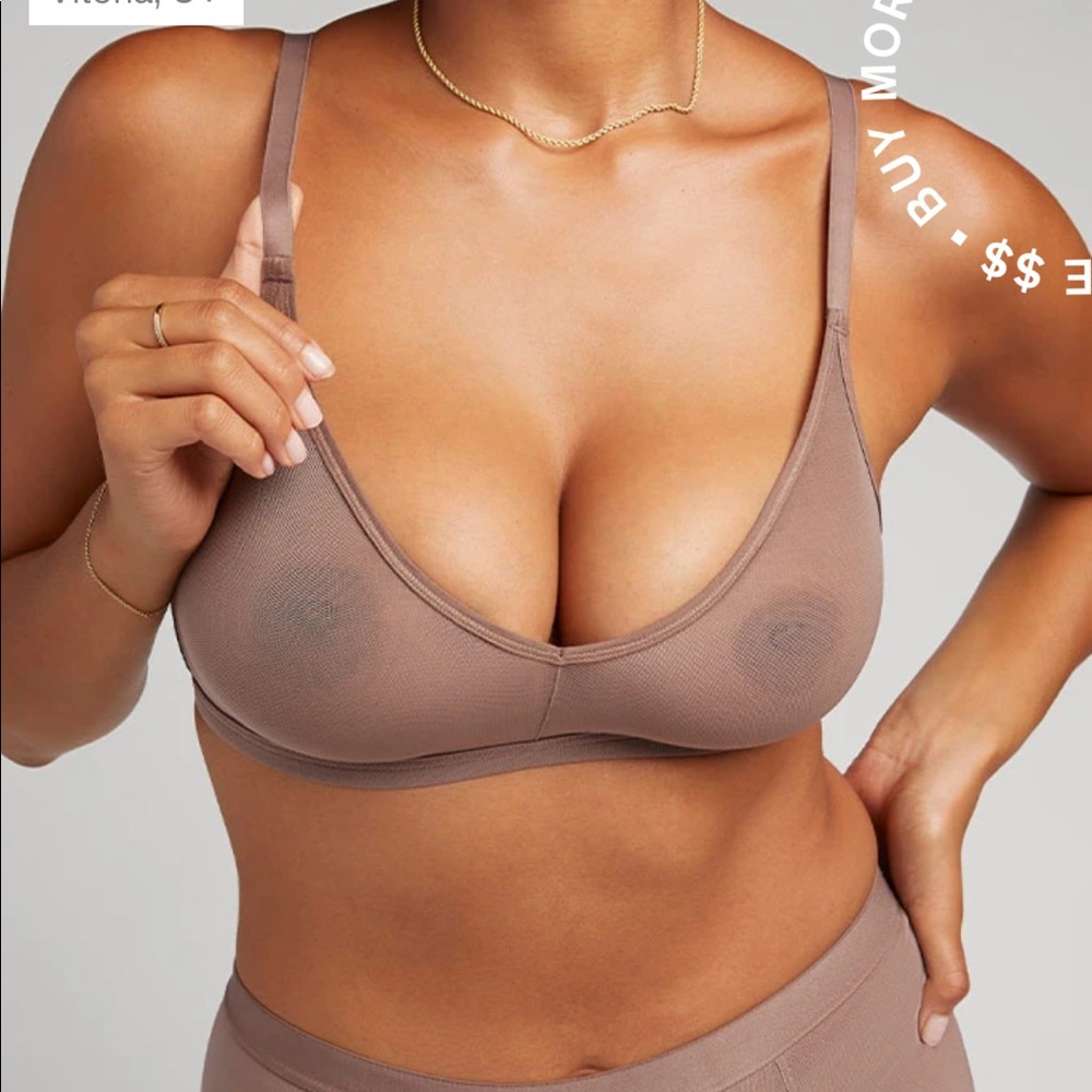 NEGATIVE UNDERWEAR Sieve Non-Wire Bra in Haze